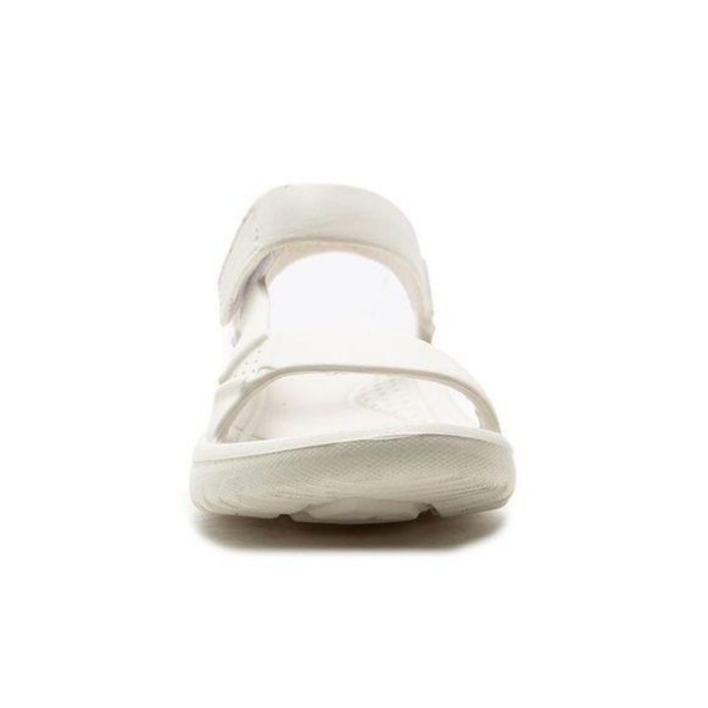 Velcro Sport Sandal in Off White - Picture 4 of 5